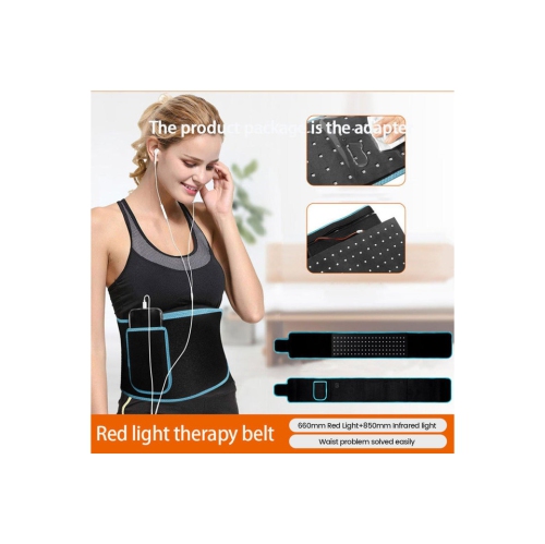 105 DEL avec 650-850 ceinture rouge légère en longueur d'onde, coussin de thérapie thermique infrarouge