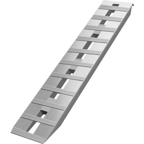 VEVOR 60" X 12" Aluminum Trailer Ramps 6000LBS Total Beavertail Hook End 1 Pair 2 Ramps