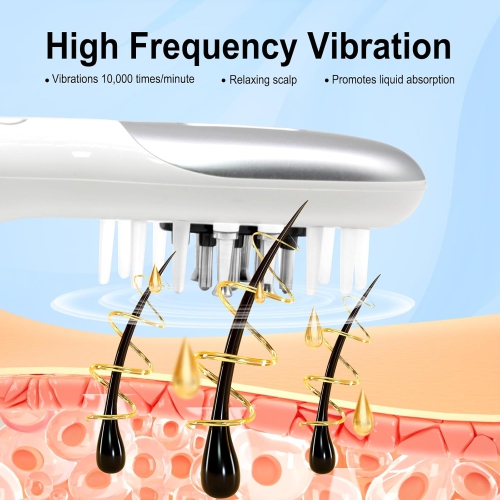 Hair Oil Applicator for Scalp,Wireless Electric Hair Brush with Removable Head Oil Dispenser,Portable Scalp Massager for Travel & Home Use