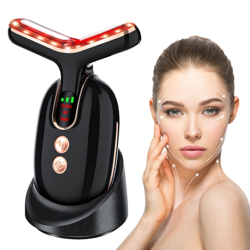 Facial Massager Red Light Therapy for Face,Neck Skin Face Sculpting Wand Tool,LED Facial Beauty Device Portable Face Tool for Skin Care at-Home