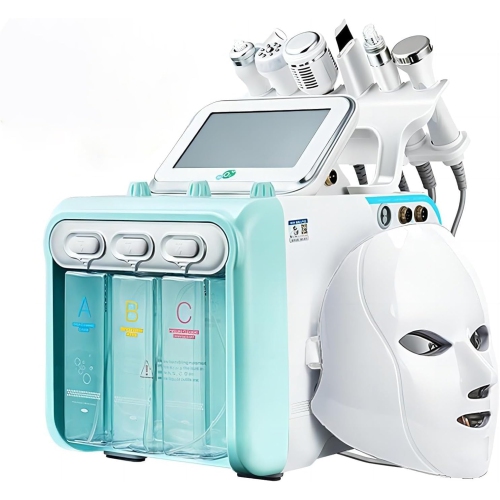 Hydrogen Oxygen 7 in 1 Facial Care Machine with Mask Multifunctional Face Skin Care Device for Beauty Salon
