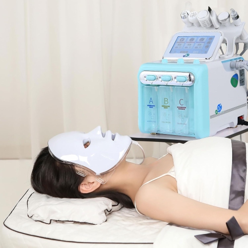 Hydrogen Oxygen 7 in 1 Facial Care Machine with Mask Multifunctional Face Skin Care Device for Beauty Salon