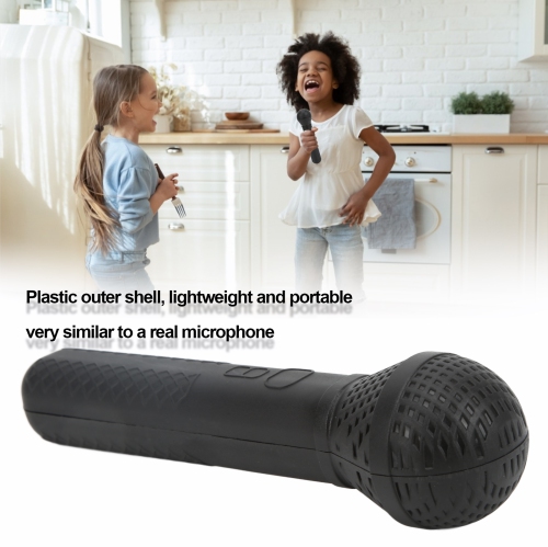 Simulation Prop Microphone Plastic Fake Microphone for Karaoke Fun Stage Birthday Party