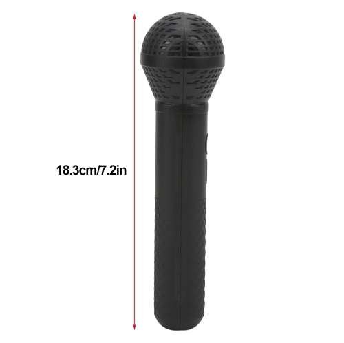 Simulation Prop Microphone Plastic Fake Microphone for Karaoke Fun Stage Birthday Party