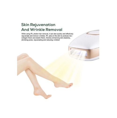 Laser Hair Removal Unit with 1 Shaver, Painless Laser Hair Removal Unit, Permanent Hair Removal IPL System 990000 Light Pulse Whole Body Epilator,