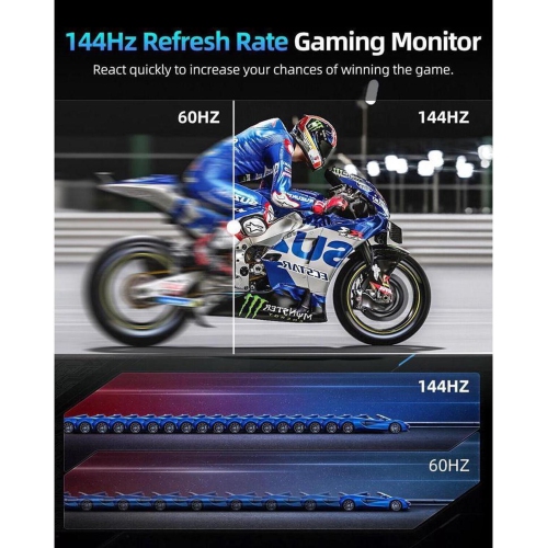 UPERFECT 18" Portable Gaming Monitor 144Hz 2560*1600 2K Freesync Screen Switch Display