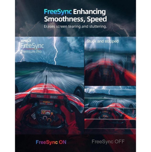 UPERFECT 18" Portable Gaming Monitor 144Hz 2560*1600 2K Freesync Screen Switch Display