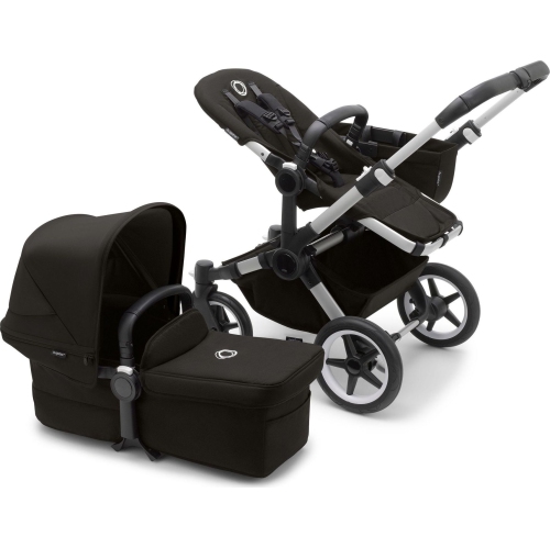 Bugaboo Donkey5 Mono Complete Stroller - Midnight Black on Aluminum Frame