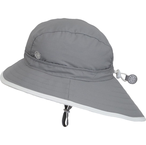 Calikids Quick Dry Beach Hat - Monument Grey (L, 18-36 Months)