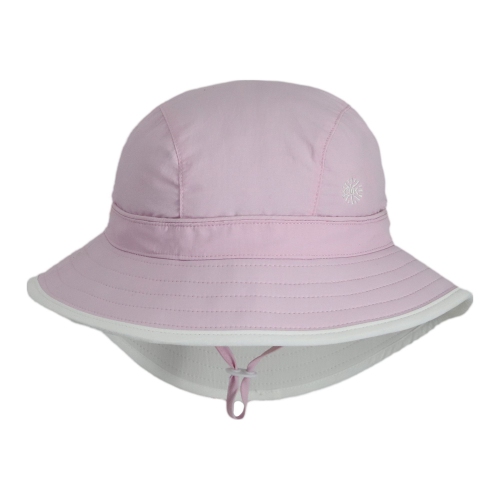 Chapeau de plage à séchage rapide de Calikids - Tulle rose (P, 6-12 mois)