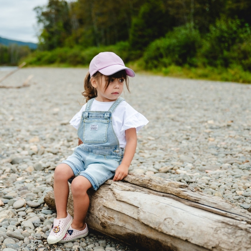 Calikids Grow With Me Ball Cap - Pink Tuile