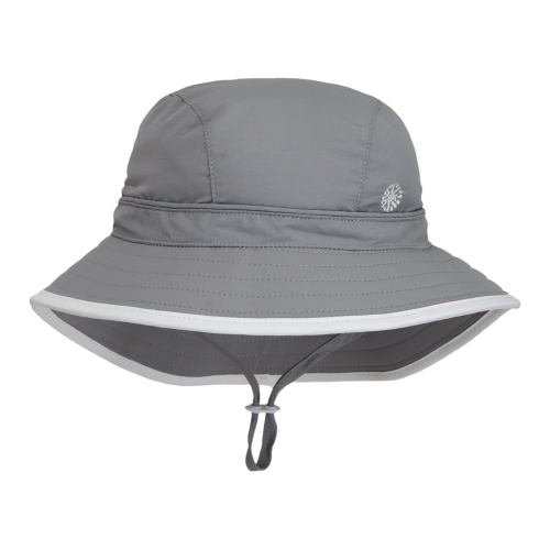 Chapeau de plage à séchage rapide de Calikids - Gris monument (XS, 0-6 mois)
