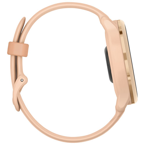 Montre intelligente Bluetooth de 42 mm vivoactive 6 de Garmin - Aube rose