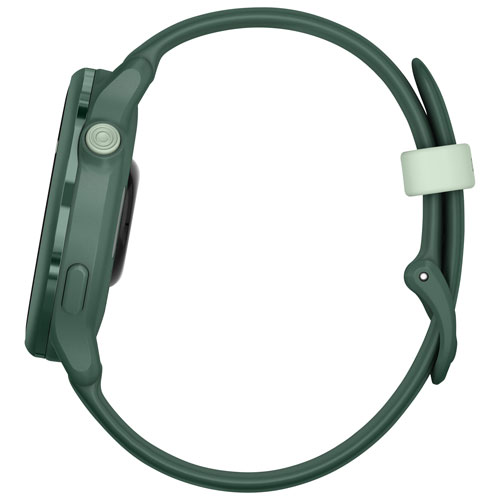 Montre intelligente Bluetooth de 42 mm vivoactive 6 de Garmin - Jaspe vert