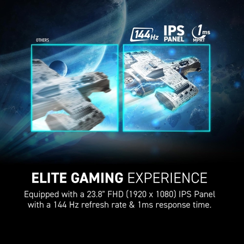 MSI 24" 1920 x 1080 144Hz 1ms (MPRT) IPS Gaming Monitor Tilt adjustable (G242L E14)