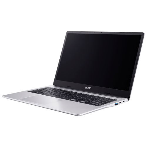Acer 15.6" Chromebook - Silver (Intel Celeron N4500/4GB RAM/64GB eMMC/Chrome OS)