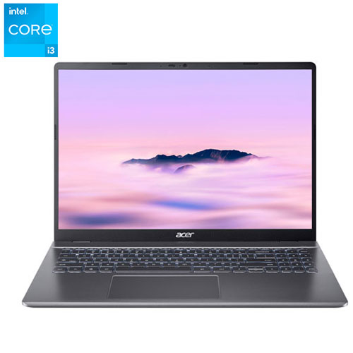 Acer CB516 16" Chromebook Plus - Iron (Intel Core i3-1315U/8GB RAM/256GB SSD/Chrome OS)