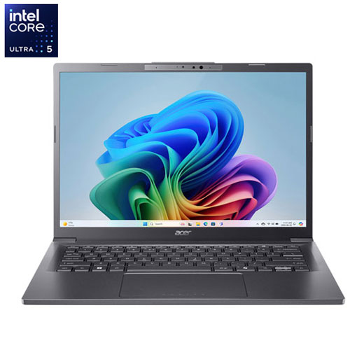 Image 1 of 4.. Acer Aspire 14" AI Copilot+ PC Laptop - Grey