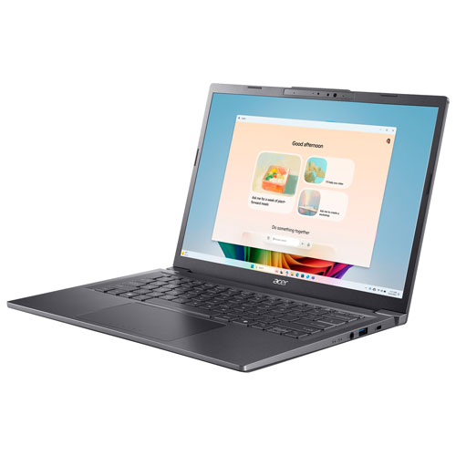 Acer Aspire 14" AI Copilot+ PC Laptop - Grey (Intel Core Ultra 5 226V/16GB RAM/512GB SSD/Windows 11)