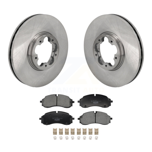 Front Brake Rotors Ceramic Pad Kit For Ford Transit-250 Transit-350 E-Transit Transit-150 K8T-104685