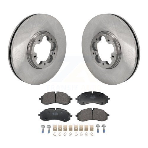 Front Disc Brake Rotor & Semi-Metallic Pad Kit For Ford Transit-250 Transit-350 E-Transit K8F-104242