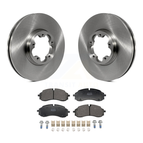Front Disc Brake Rotor & Semi-Metallic Pad Kit For Ford Transit-250 Transit-350 E-Transit K8F-104241