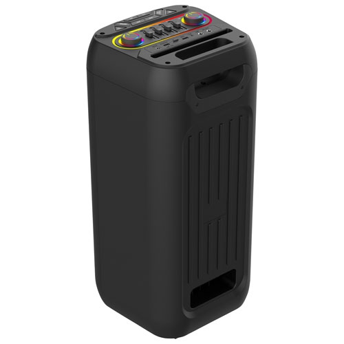 Open Box - Energizer BTS566 Portable Bluetooth Speaker with Wireless Mic - Black