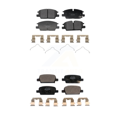 Front Rear Ceramic Brake Pads Kit For Chevrolet Malibu With Manual Parking KTC-100854
