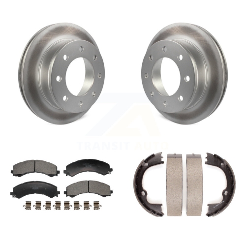 Ensemble de plaquettes et patins de stationnement en céramique à disques arrière pour Savana 2500 Chevrolet KGT-103661 de GMC