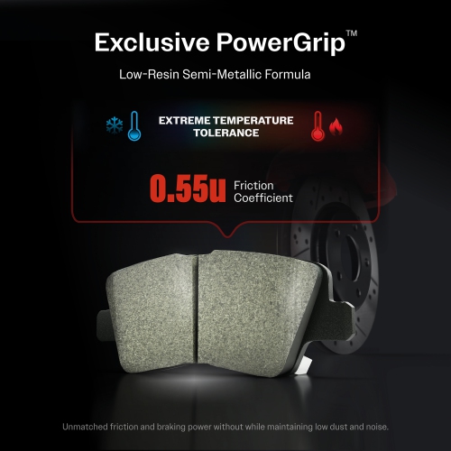 Semi-Metallic Disc Brake Pads PPF-D2399 For Tesla 3 Y