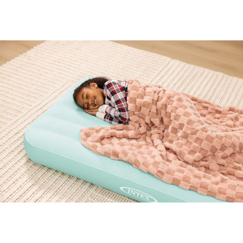 Intex Cozy Kids 7" Air Bed with Inflatable Pillow - Assorted Colours - 1 Pack
