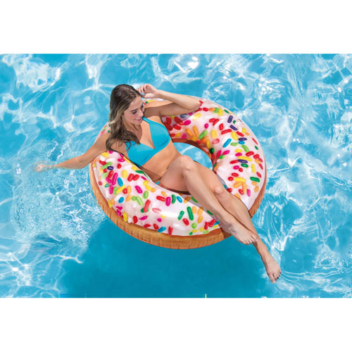 Flotteur gonflable de piscine Sprinkle Donut d'Intex