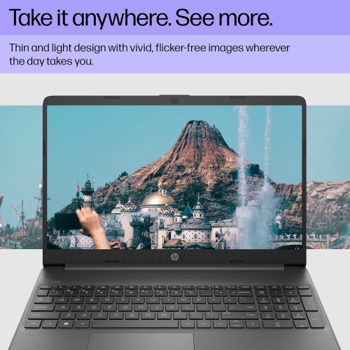 HP 15,6&nbsp;po FHD Intel Core i3-1215U 8&nbsp;Go Carte graphique UHD 128&nbsp;Go Windows 11 Gris Remis à neuf Bon état