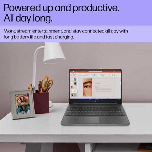 HP 15,6&nbsp;po FHD Intel Core i3-1215U 8&nbsp;Go Carte graphique UHD 128&nbsp;Go Windows 11 Gris Remis à neuf Bon état