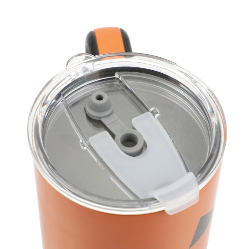 40 oz Stainless Steel Tumbler with Handle and Straw