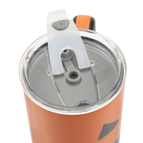 40 oz Stainless Steel Tumbler with Handle and Straw