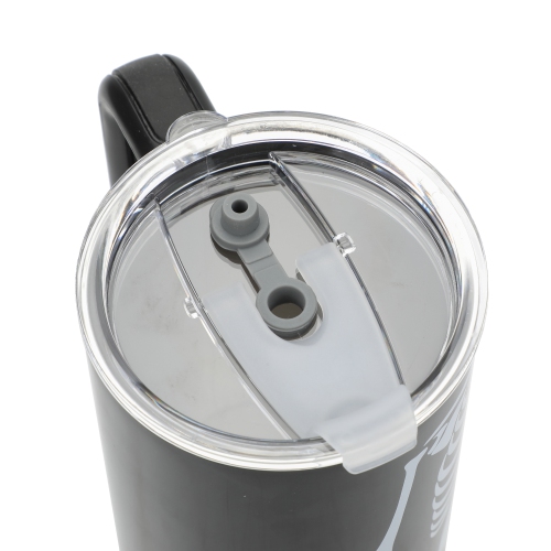 40 oz Stainless Steel Tumbler with Handle and Straw