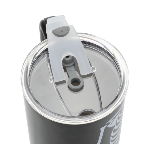 40 oz Stainless Steel Tumbler with Handle and Straw