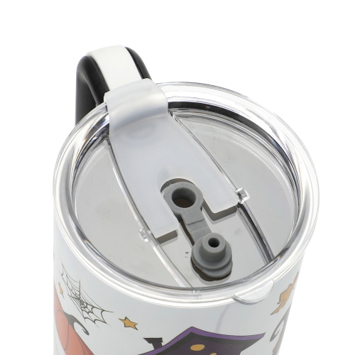 40 oz Stainless Steel Tumbler with Handle and Straw