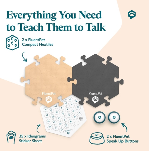 Trousse d'essai Speak Up de FluentPet – Couleurs neutres