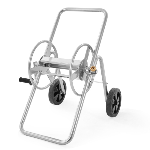 VEVOR 175 ft of 5/8’’ Hose Reel Cart, Garden Water Hose Carts Mobile Tools with Wheels, Heavy Duty Powder-coated Steel Outdoor Plating for Garden,
