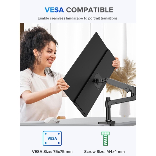 UPERFECT 22" 2K Touchscreen Portable Monitor w/VESA & 180°Adjustable Stand 2560x1440 QHD FreeSync IPS HDR Large Gaming Monitor USB-C HDMI Travel