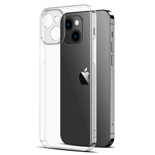 Image 1 de 2.. Étui transparent avec garniture de caméra de PANDACO pour iPhone 13 mini