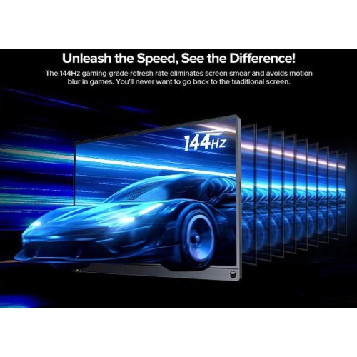 UPERFECT Portable Monitor 2K 144Hz 16.1" Gaming Monitor for Laptop 2560x1440P QHD FreeSync HDR Ultra Slim External Second Screen for PC Phone Game