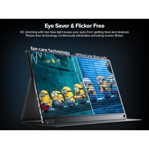 UPERFECT Portable Monitor 2K 144Hz 16.1" Gaming Monitor for Laptop 2560x1440P QHD FreeSync HDR Ultra Slim External Second Screen for PC Phone Game