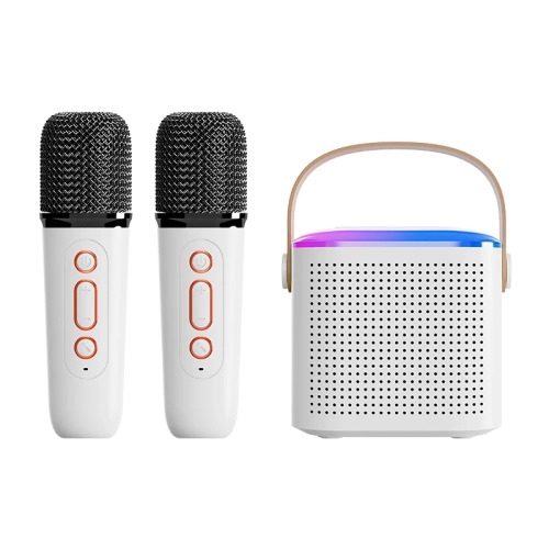 Portable Karaoke Machine with 2 Microphones, Bluetooth 5.3 Mini Speaker, Home Singing Machine, Musical Toy for Boys and Girls