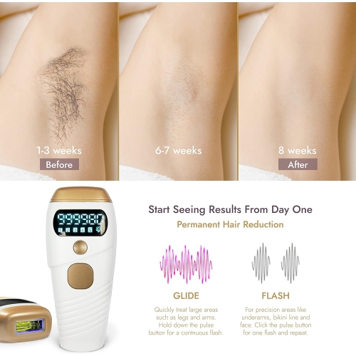IPL laser hair removal device 5-speed energy Painless permanent hair removal Suitable for men and women