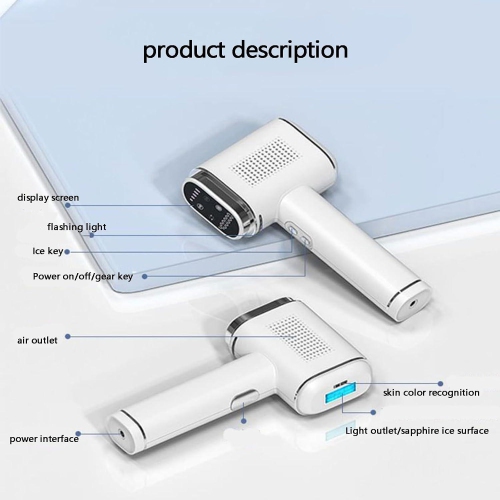 Hair Removal Laser Hair Removal Beauty Salon Freezing Point Remote Instrument Skin Rejuvenation Painless Safe Hair Removal Instrument [Free