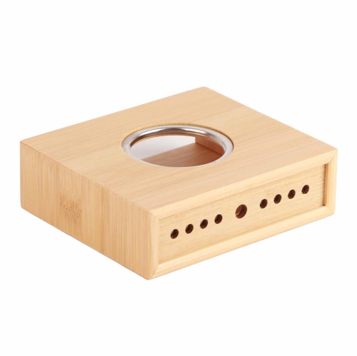 Image 1 de 5.. Moule chauffant en bambou pour théière avec base chauffante pour théière Réchaud Accessoires de cours