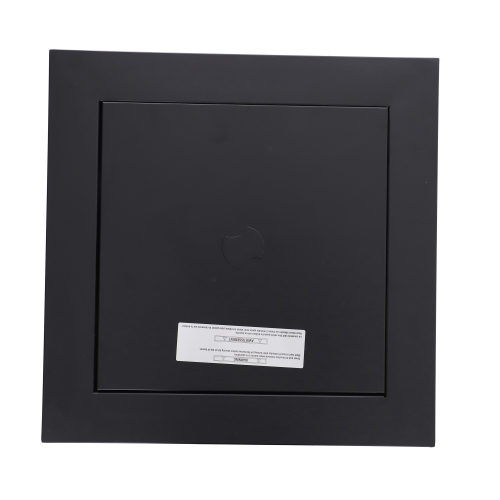 Deko Living Tapered Square Outdoor Propane Gas Fire Pit Table 40,000 BTU Propane with Glass Bead Filler